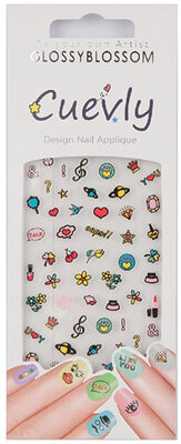 Glossy Blossom Tırnak Süsleme Sticker Cuevly-96678