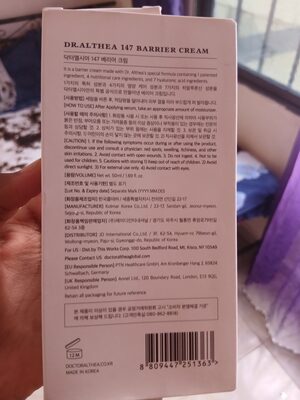 Dr.Althea 147 Barrier Cream 50ml
