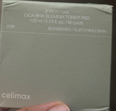 Celimax Ji Woo Gae Blemish Toner Pads