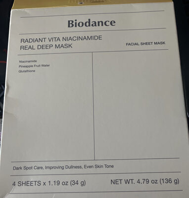 Biodance Radiant Vita Niacinamide Mask