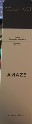 Anaze Colure Blonde Hair Mask Pack