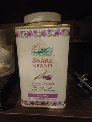 Snake Brand French Lavender Prickly Heat Cooling Powder