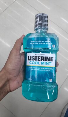 listening cool minth mouth wash