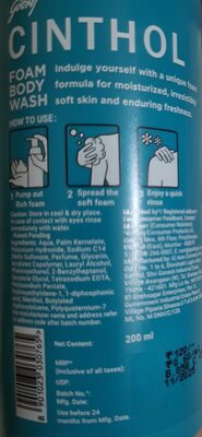 Foam Body Wash