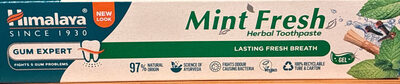 Mint fresh herbal toothpaste