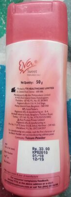 Eva perfumed talc
