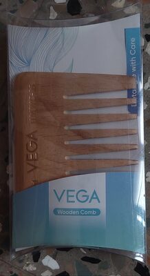 Vega Wide Tooth Wooden Comb