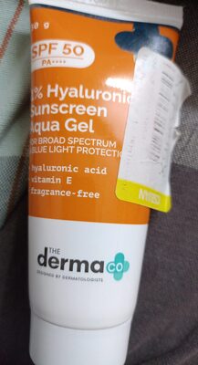 1% hyaluronic sunscreen Aqua gel