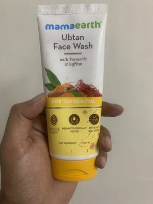 mamaearth ubtan face wash
