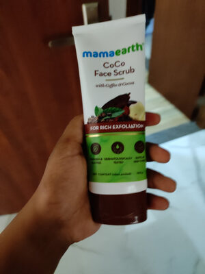 mamaearth coco face scrub