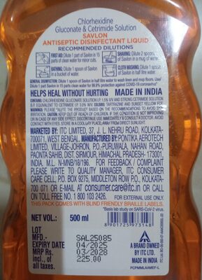 Savlon Antiseptic Disinfectant Liquid