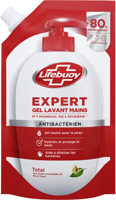 Lifebuoy Gel Lavant Mains Antibactérien Eco Recharge 500ml