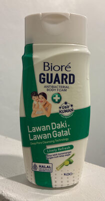 Biore guard antibacterial body foam