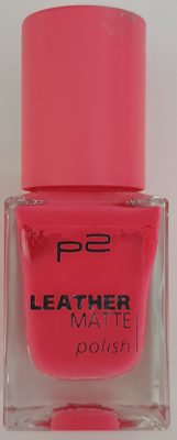 Leather matte polish