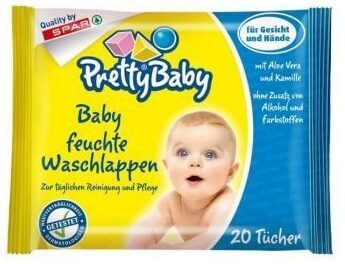 Pretty Baby Feuchte Waschlappen