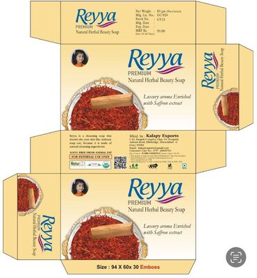 NATURAL HERBAL BEAUTY SOAP - LUXURY AROMA ENRICHED WITH SAFFRON EXTRACT
