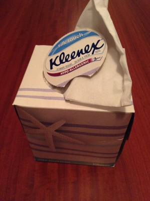 55 white tissues Hypo allergenic 3ply - silk touch