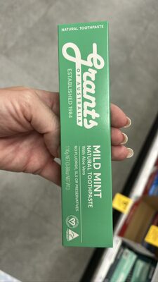 Mild Mint Natural Toothpaste