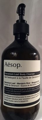 Geranium leaf body cleanser