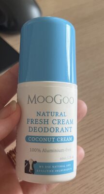 Natural fresh cream deodorant