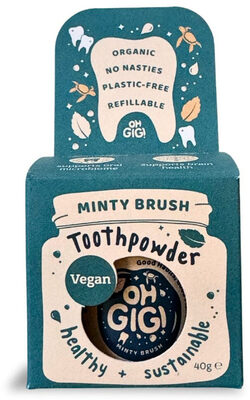 Minty brush Toothpowder